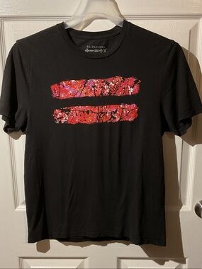 Ed Sheeran Black Equals Official Tour Tee with Backhit